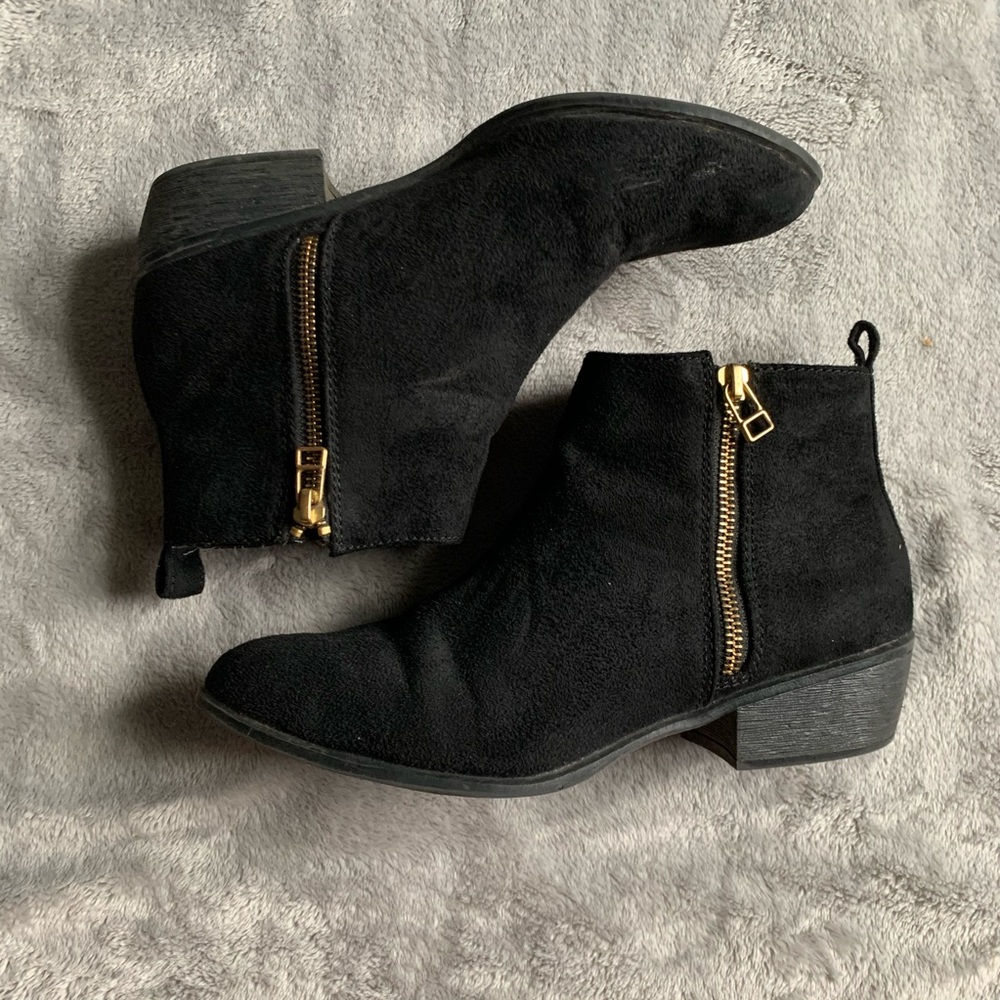 Double Zipper Booties